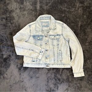 Stoosh "Vintage Denim" Light Wash Trucker Jacket
